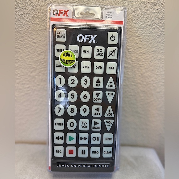 QFX Other - Jumbo Universal Remote — QFX